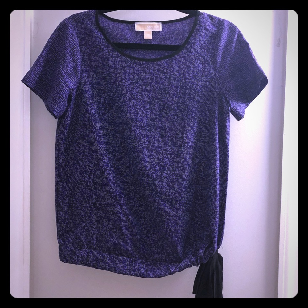 Michael kors top with knot tie on side
